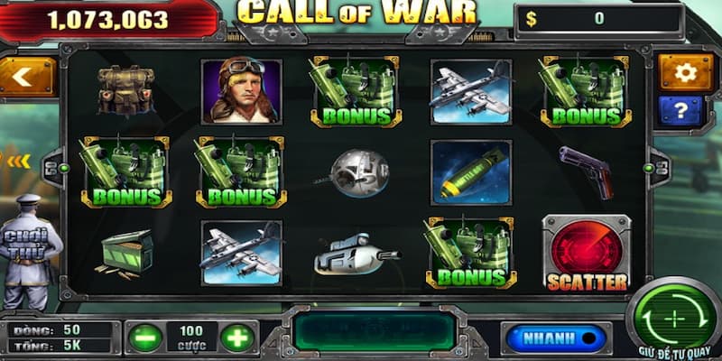 Call of War trở thành dòng game nổ hũ rút tiền mặt thịnh hành nhất Hitclub